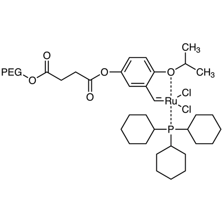 聚乙二醇合卡宾钌络合物结构式