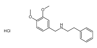 N-[(3,4-dimethoxyphenyl)methyl]-2-phenylethanamine,hydrochloride Structure