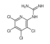 Guanidine, (3,4,5,6-tetrachloro-2-pyridinyl)- Structure