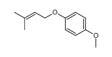 1-methoxy-4-(3-methylbut-2-enyloxy)-benzene结构式