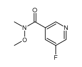5-氟-N-甲氧基-N-甲基烟酰胺结构式