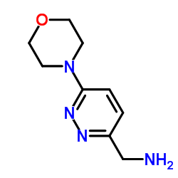 6-(4-吗啉)-3-哒嗪甲胺结构式