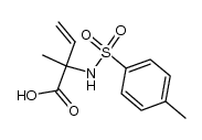 2-methyl-2-(4-methylphenylsulfonamido)but-3-enoic acid Structure