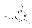 2,4-二氯-6-甲氧基-1,3,5-三嗪结构式