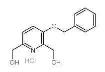 3-苄基羟基-2,6-羟甲基吡啶盐酸盐结构式