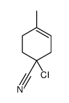 1-chloro-4-methylcyclohex-3-ene-1-carbonitrile结构式