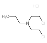 N-PROPYL-BIS(2-CHLOROETHYL)AMINE HYDROCHLORIDE Structure