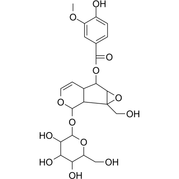 胡黄连苷Ⅱ结构式
