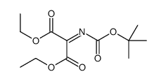 diethyl 2-[(2-methylpropan-2-yl)oxycarbonylimino]propanedioate结构式