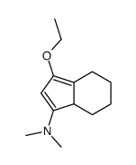 3-ethoxy-N,N-dimethyl-5,6,7,7a-tetrahydro-4H-inden-1-amine Structure