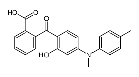 2-[4-(N,4-dimethylanilino)-2-hydroxybenzoyl]benzoic acid Structure