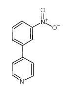 4-(3-硝基苯基)吡啶结构式