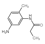 N-(5-氨基-2-甲基苯基)丙酰胺结构式