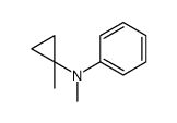 N-methyl-N-(1-methylcyclopropyl)aniline结构式