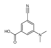 3-cyano-5-dimethylaminobenzoic acid结构式