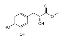 (-)-(R)-methyl 3-(3,4-dihydroxyphenyl)-2-hydroxypropanoate结构式