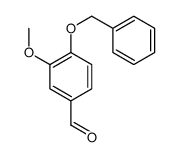 4-(Benzyloxy)-3-methoxybenzaldehyde Structure