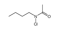 N-butyl-N-chloro-acetamide结构式