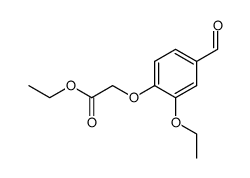 ethyl 2-(2-ethoxy-4-formylphenoxy)acetate Structure