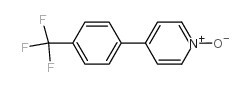 4-(4-TRIFLUOROMETHYLPHENYL)PYRIDINE 1-OXIDE Structure
