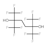 2,5-Hexanediol,1,1,1,6,6,6-hexafluoro-2,5-bis(trifluoromethyl)- Structure