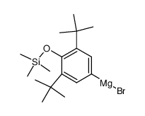 [3,5-di-tert-butyl-4-(trimethylsiloxy)phenyl]magnesium bromide结构式