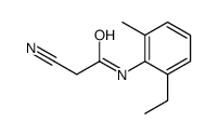 Acetamide, 2-cyano-N-(2-ethyl-6-methylphenyl)- (9CI)结构式