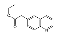 6-Quinolineacetic acid ethyl ester Structure