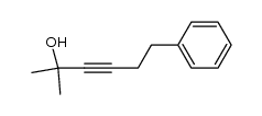 2-methyl-6-phenylhex-3-yn-2-ol结构式