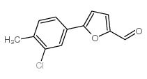 5-(3-氯-4-甲基苯基)-2-糠醛结构式