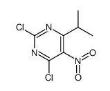 2,6-Dichloro-4-isopropyl-5-nitropyrimidine Structure