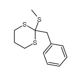 2-benzyl-2-methylsulfanyl-[1,3]dithiane结构式