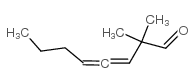 3,4-Octadienal,2,2-dimethyl- Structure