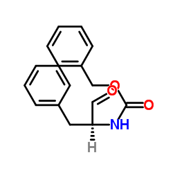 N-苄氧羰基-L-苯丙氨醛结构式