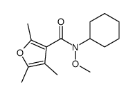 N-cyclohexyl-N-methoxy-2,4,5-trimethylfuran-3-carboxamide Structure