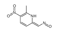 2-methyl-3-nitro-6-(nitrosomethylidene)-1H-pyridine结构式