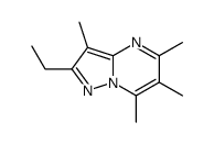 2-ethyl-3,5,6,7-tetramethylpyrazolo[1,5-a]pyrimidine Structure