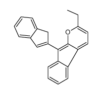 2-ethyl-9-(1H-inden-2-yl)indeno[2,1-b]pyran Structure
