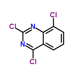 2,4,8-Trichloroquinazoline Structure