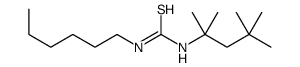 1-hexyl-3-(2,4,4-trimethylpentan-2-yl)thiourea Structure