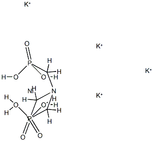tetrapotassium [[[nitrilotris(methylene)]tris[phosphonato]](6-)]nickelate(4-)结构式