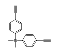 bis(4-ethynylphenyl)-dimethylsilane结构式