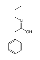 N-丙基-苯乙酰胺结构式