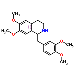 Tetrahydropapaverine hydrochloride Structure
