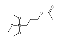 S-(3-trimethoxysilylpropyl) ethanethioate Structure