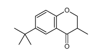 6-tert-butyl-3-methyl-2,3-dihydrochromen-4-one结构式