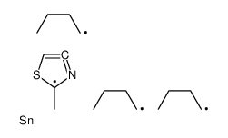2-METHYL-4-(TRIBUTYLSTANNYL)THIAZOLE Structure