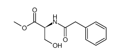 N-(benzoyl)-L-serine methyl ester结构式