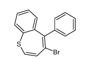 4-bromo-5-phenyl-1-benzothiepine结构式