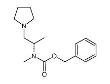 (S)-1-吡咯烷-2-甲基-2-(n-cbz-n-甲基)氨基乙烷结构式
